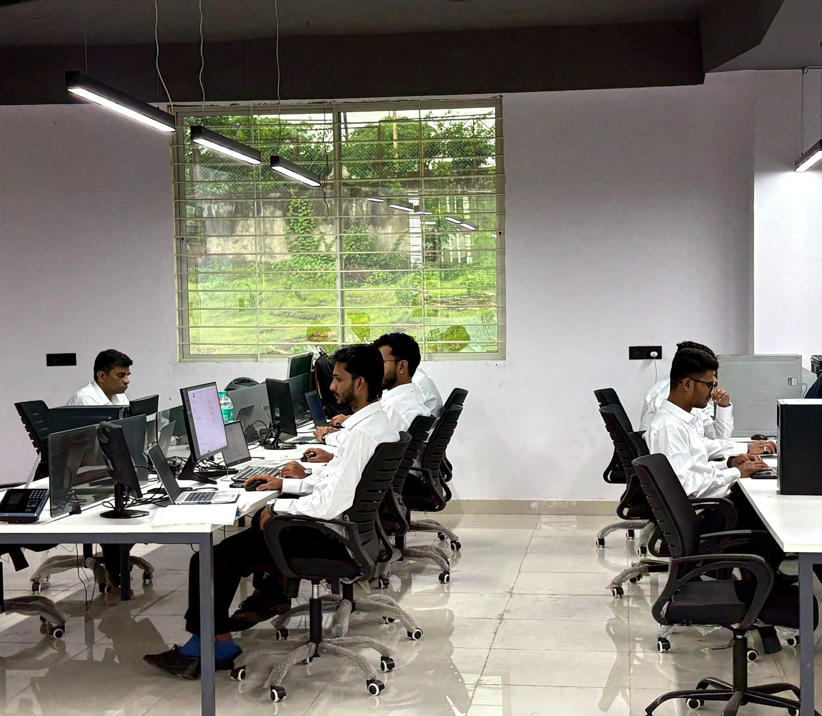 CyboWatch security analysts working at their desks